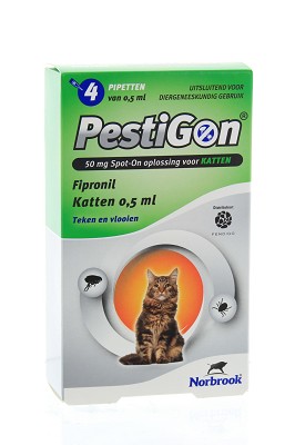 [PTG10231] Pestigon Spot On Kat 4Pip (4 pipetten)