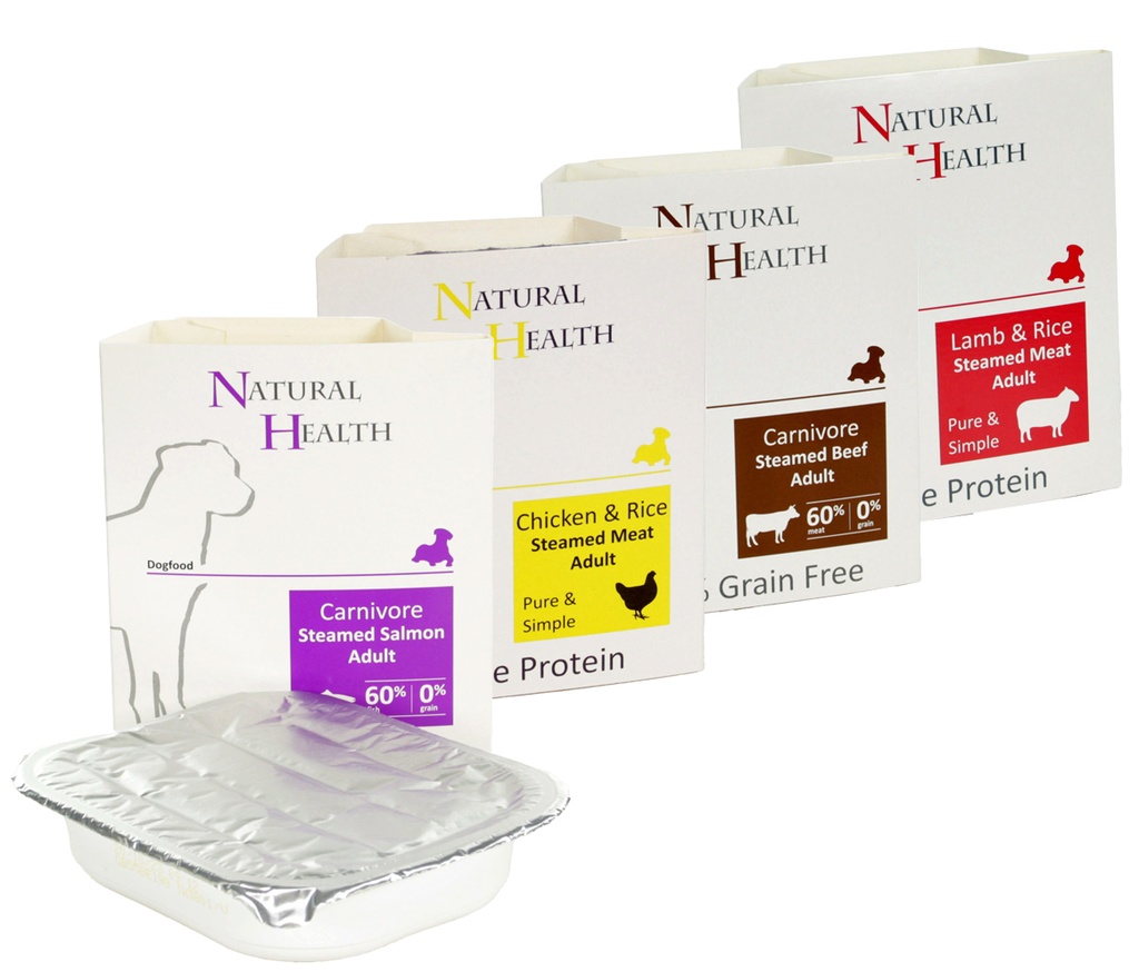 Set Natural Health Dog Steamed
