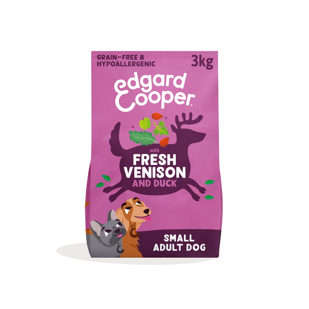 Edgard & Cooper Dog Small Adult Venison And Duck