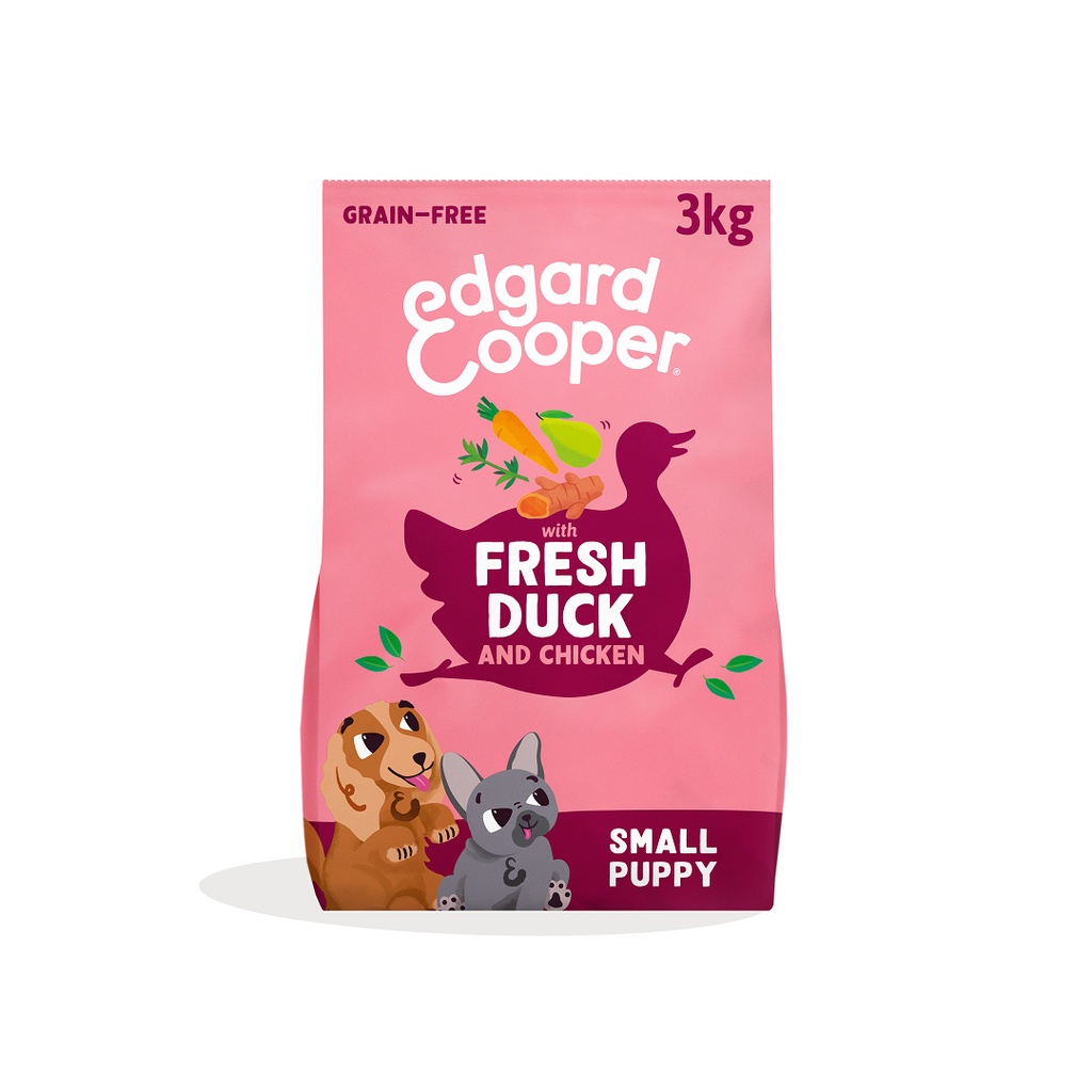 Edgard & Cooper Dog Small Puppy Duck And Chicken