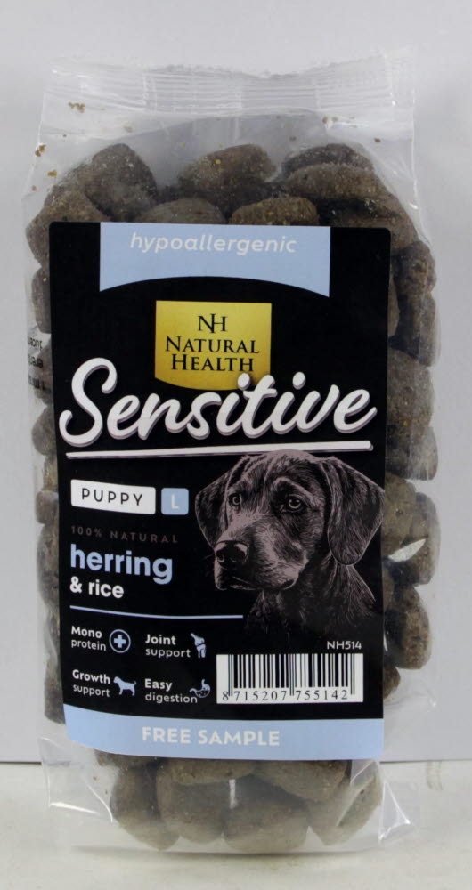 Natural Health Dog Sensitive Fish Puppy Large Bite Monster