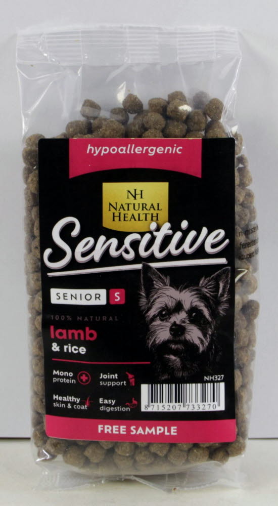 Natural Health Dog Sensitive Lamb Senior Small Adult Monster