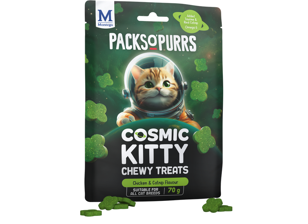 Montego Packs O' Purrs Chewies Chicken & Catnip