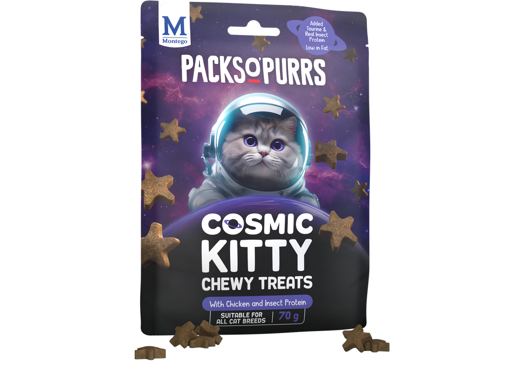 Montego Packs O' Purrs Chewies Chicken & Insect Protein