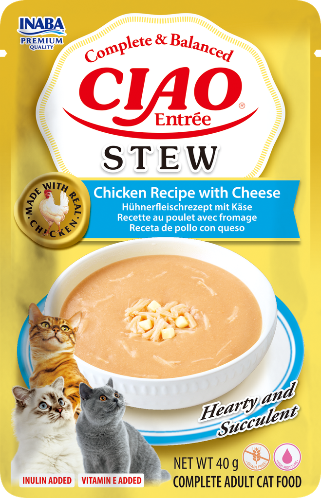 Inaba Entrée Stew Chicken With Cheese (12 x 40 gr.)
