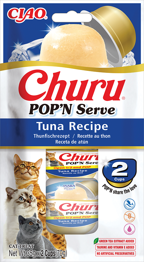 Inaba Churu Pop'N Serve Tuna (6 x 2 x 35 gr.)