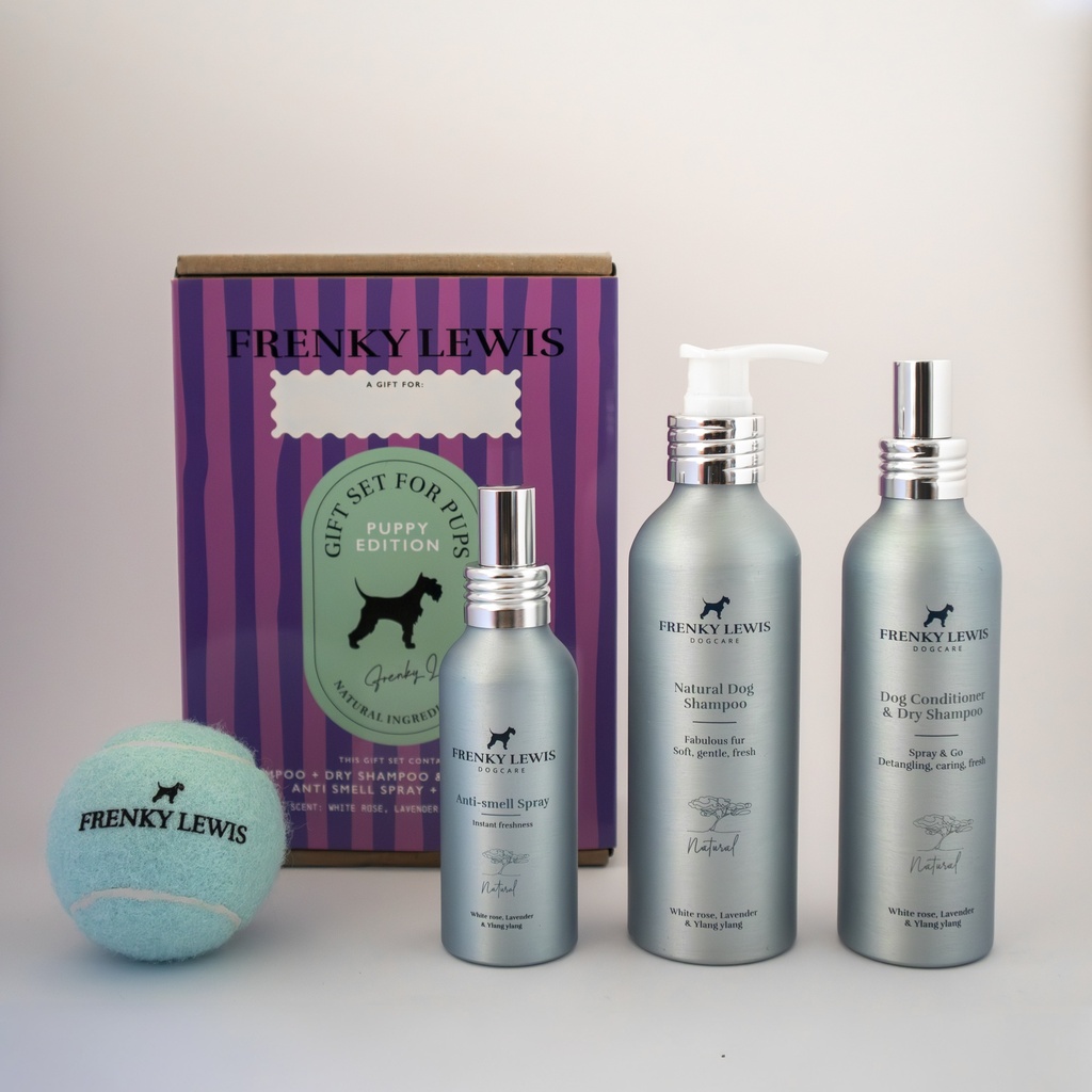Frenky Lewis Puppy Gift Set White Rose, Lavender, Ylang Ylang