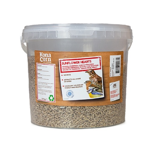 [KC02467] Konacorn Zonnebloemkernen Emmer (2,5 kg.)