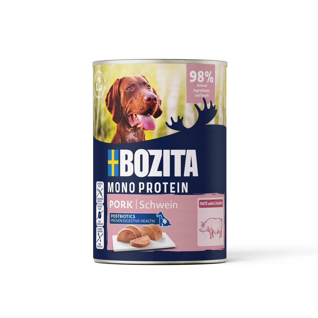 Bozita Blik Dog Pate Pork 6 x 400 gr.