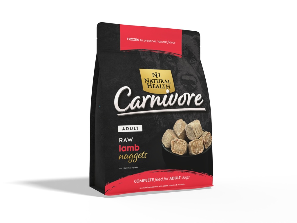 Natural Health Dog Carnivore Raw Nuggets Lamb