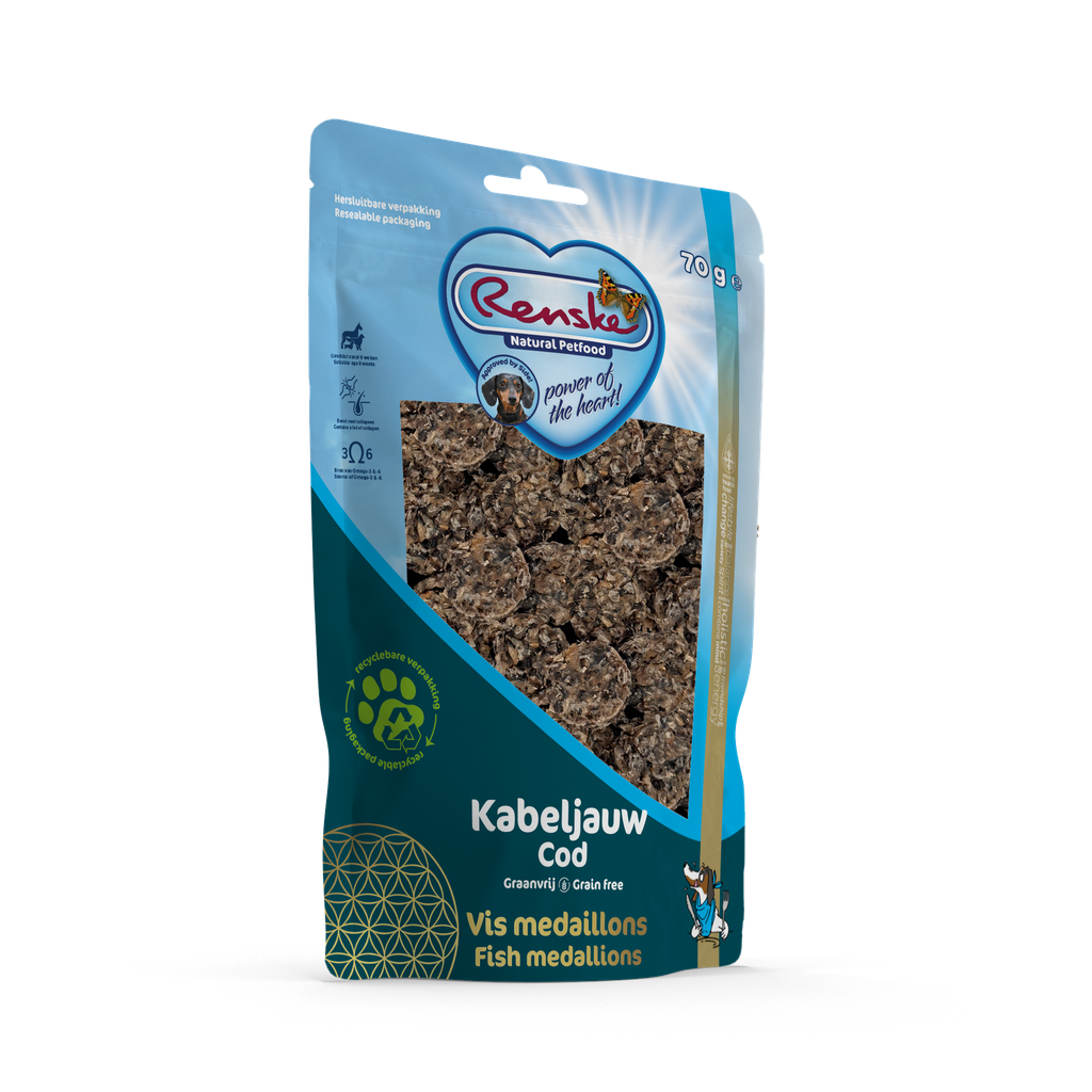 Renske GB Hond Vis Medaillons 10 x 70 gr