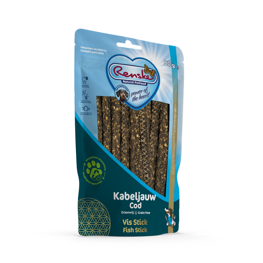 Renske GB Hond Vis Stick 10 x 80 gr.