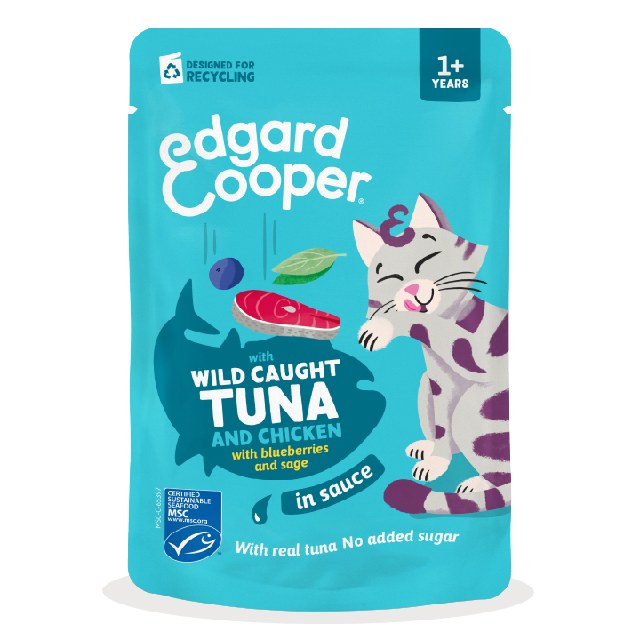 Edgard & Cooper Cat Adult Pouch Tuna Chicken 12 x 85 gr.
