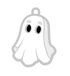 MyFamily Halloween Charms Zamak Tag Ghostie