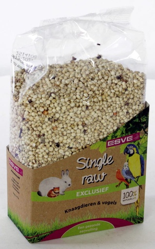 [E34103] Single Raw Dari Wit 650 gr.