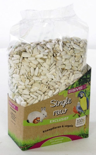 [E34132] Single Raw Zonnepitten Wit 300 gr.