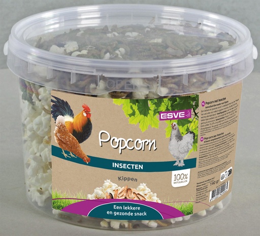 [E429000] ESVE Kippenpopcorn met insecten 3 ltr.