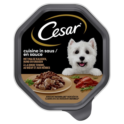 [MA359275] Cesar Cuisine Kalkoen/Rund