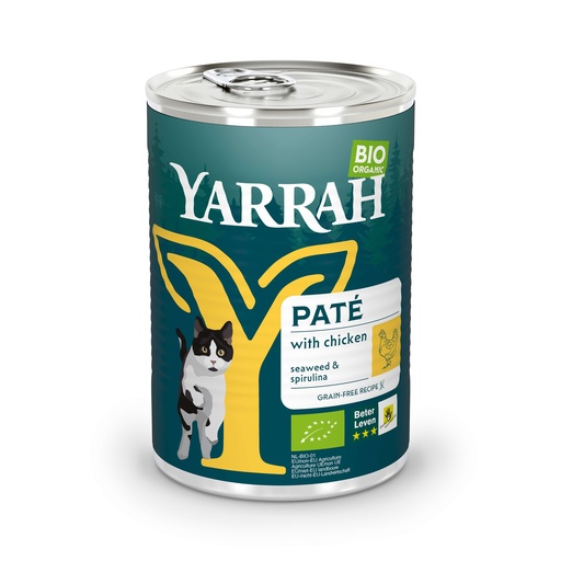[Y7036] Yarrah Kat Blik Pate Kip 12 x 400 gr.