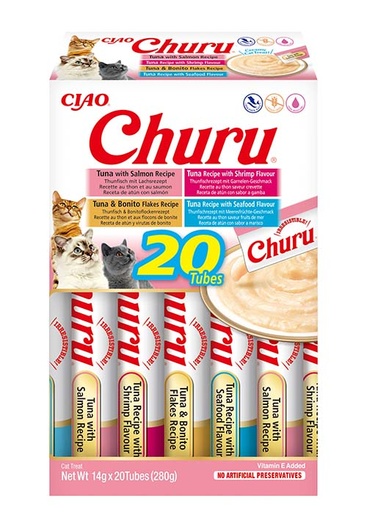 [FP73126] Inaba Churu Multipack BOX Seafood 20st (20 x 14 gr.)