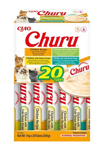 [FP73127] Inaba Churu Multipack BOX Chicken 20st (20 x 14 gr.)