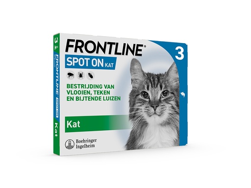 [F616110] Frontline Spot-On Kat 3 Pipet 3 pip.
