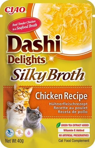[FP73097] Inaba Dashi Delights Silky Chicken (12 x 40 gr.)