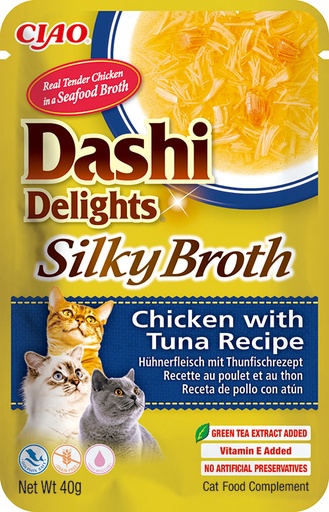 [FP73098] Inaba Dashi Delights Silky Chicken Tuna 12 x 40 gr.