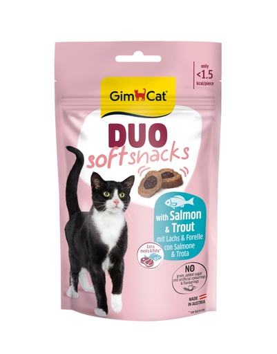 [GIM2282] GimCat Duo Snacks Zalm & Forel 50 gr.