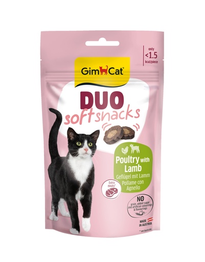 [GIM2305] GimCat Duo Snacks Lam & Gevogelte 50 gr.