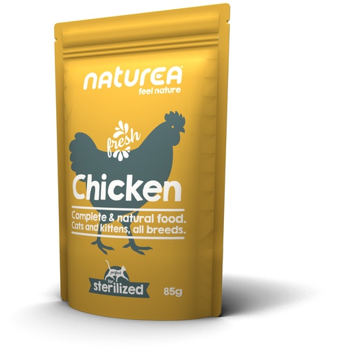 [NT37342] Naturea Cat Wet Food Chicken 12 x 85 gr.