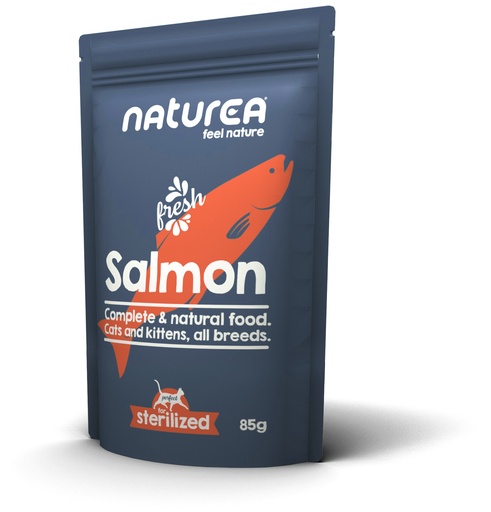 [NT37345] Naturea Cat Wet Food Salmon 12 x 85 gr.
