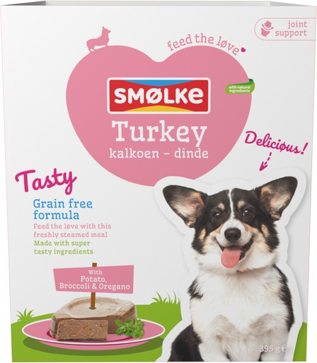 [SK2006] Smolke Vers Gestoomd Kalkoen 10 x 395 gr.