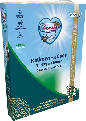 [REN24285] Renske Vers Kalkoen & Gans Graanvrij 10 x 395 gr.