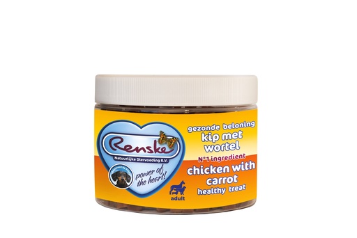 [REN24196] Renske GB Hond Kip/Wortel 6 x 300 gr.