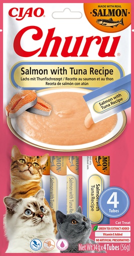 [FP73130] Inaba Churu Salmon With Tuna (12 x 4 x 14 gr.)