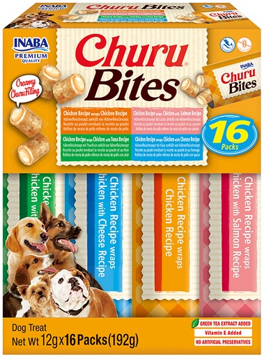 [FP73149] Inaba Churu Bites Dog Multipack Chicken 16 st.