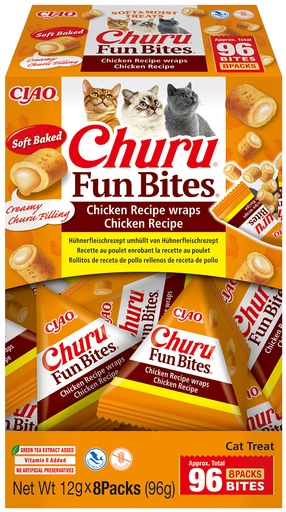 [FP73174] Inaba Churu Fun Bites Chicken Wraps Chicken (8 x 12 gr.)
