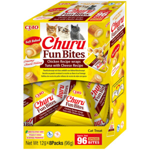 [FP73177] Inaba Churu Fun Bites Chicken Wraps Tuna With Cheese (8 x 12 gr.)