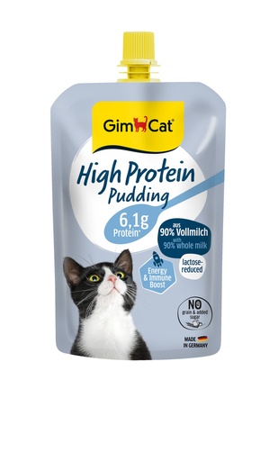[GIM9664] GimCat Pudding High Protein voor Katten 10 x 100 gr.