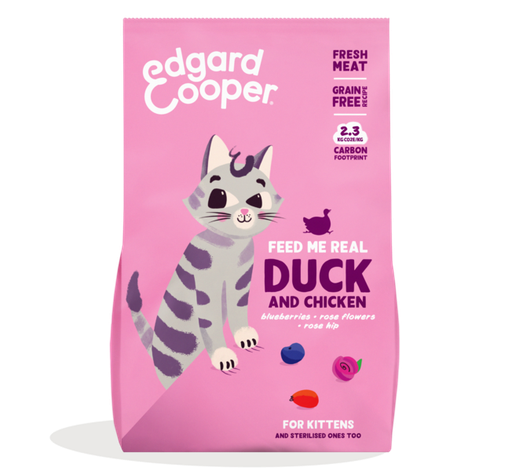 Edgard & Cooper Cat Kitten Duck And Chicken