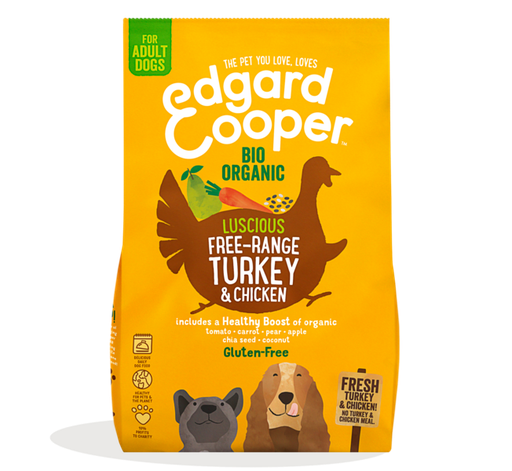 Edgard & Cooper Dog Medium Adult Organic Turkey And Chicken