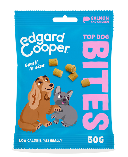 Edgard & Cooper Dog Bites Salmon And Chicken 15 x 50 gr.