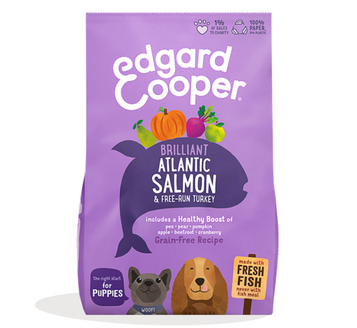 Edgard & Cooper Dog Puppy Atlantic Salmon & Free-Run Turkey