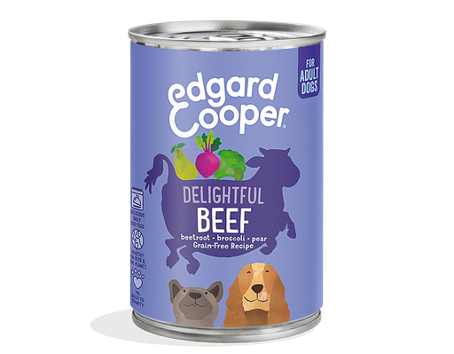 [EC48531] Edgard & Cooper Dog Adult Beef, Beetroot, Broccoli, Pear 6 x 400 gr.