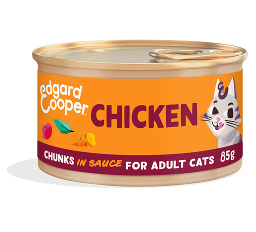 [EC64062] Edgard & Cooper Cat Adult Chicken Chunks In Sauce 18 x 85 gr. 