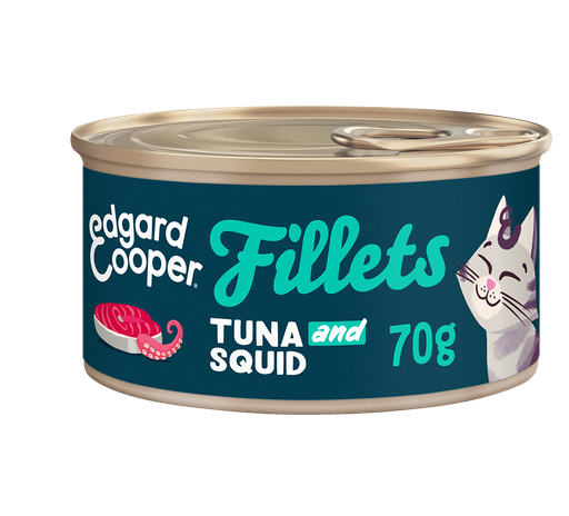 [EC64087] Edgard & Cooper Cat Tuna And Squid Fillets