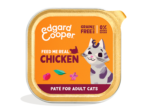 [EC64110] Edgard & Cooper Cat Adult Chicken Paté 16 x 85 gr.