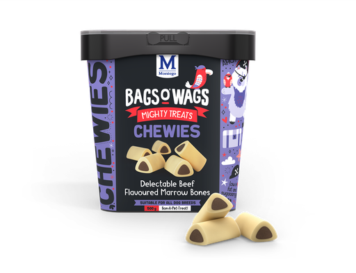 [MT62136] Montego Bags O' Wags Chewies Beef Marrow Bones 4 x 500 gr.