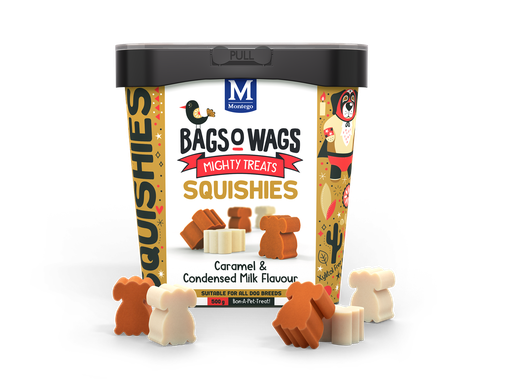 [MT62153] Montego Bags O' Wags Squishies Caramel & Condensed Milk 4 x 500 gr.